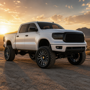 Rines Forjados SRD Serie <span class=keywords><strong>H</strong></span> XANS 24x14, Acabado Pulido y Cepillado Cyclone 8x6.5 8x180 para Chevy Silverado 1500 2500 F250 F350 - Product Image 4