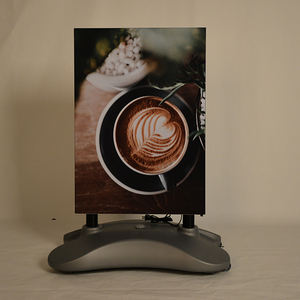 Boîte lumineuse SEG extérieure, source lumineuse LED remplie d'eau, <span class=keywords><strong>chevalet</strong></span> pour affiche <span class=keywords><strong>de</strong></span> rue, publicité, panneau sandwich en métal pour <span class=keywords><strong>trottoir</strong></span>, enseigne <span class=keywords><strong>de</strong></span> pavillon - Product Image 5