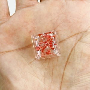 אפוקסי diy שרף keycap שקיפות גבוהה מיובש קטן גיפסופילה פרח מכני מקלדת המקש הסיטונאי - Product Image 4