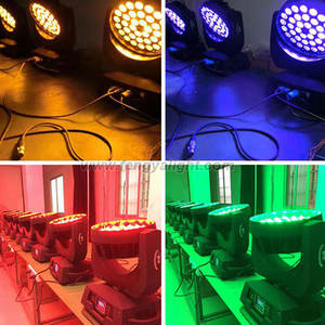 Luz led de cabeza móvil 6 en 1, 36x18w, rgbwa, iluminación uv para escenario, precio de fábrica - Product Image 6