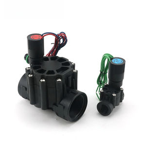 DN15/20/25/32/40 1/2 "3/4" 1 "normalmente chiuso AC220V DC12V 24V valvola a solenoide in Nylon per irrigazione del paesaggio del giardino agricolo - Product Image 2