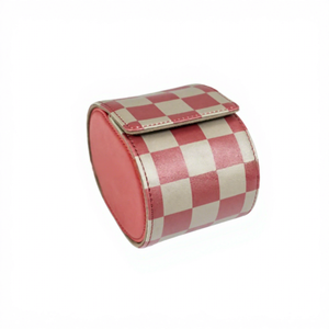 Custodia per <span class=keywords><strong>orologio</strong></span> portatile di fascia alta in pelle rotonda con Design ecologico personalizzabile <span class=keywords><strong>appendere</strong></span> a prova di polvere e Drop-Proof - Product Image 1