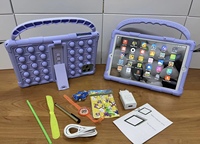 Meilleur Cadeau Tablette Enfant 10,1 Pouces 16Go+512Go avec Applications Éducatives Préinstallées Android 12 pour Garçons Filles