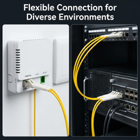 Cable de Fibra Óptica LC-FC de 4 Núcleos, Longitud Personalizada, Marca XINHAOZE, Revestimiento Amarillo, Impresión OEM, para Cableado de Centrales Eléctricas 1