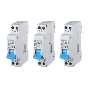 Gloca สวิตช์แม่เหล็กไฟฟ้า Jx30อัตโนมัติ, 1P + N 16A C16 250V 6KA ราง DIN ตัวตัดวงจรสำหรับป้องกันไฟฟ้า - Product Image 1