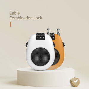 Casco antirrobo portátil Combinación ajustable Bloqueo de cable retráctil <span class=keywords><strong>para</strong></span> bicicleta scooter - Product Image 5