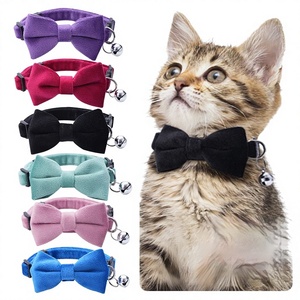 <span class=keywords><strong>Collar</strong></span> para Mascotas con Lazo, <span class=keywords><strong>Collar</strong></span> para Perros Pequeños, <span class=keywords><strong>Collar</strong></span> para Gatos, <span class=keywords><strong>Collar</strong></span> Ajustable con Lazo y Campana - Product Image 1