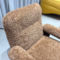 Fauteuil d'angle en bois massif de style français, OEM, canapé simple rembourré en éponge pour appartement, centre commercial, salon, hôtel