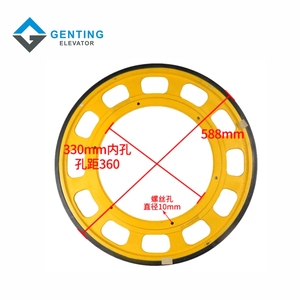 Thang cuốn phần Kone sjec thang cuốn ma sát bánh xe thang cuốn lan can với ổ bánh xe 588*330*30 - Product Image 2