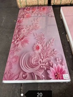 Panneau mural en PVC 5D effet marbre, imperméable, imprimé UV, pour salle de bain, bureau, villa, maison, divertissement intérieur, Latus