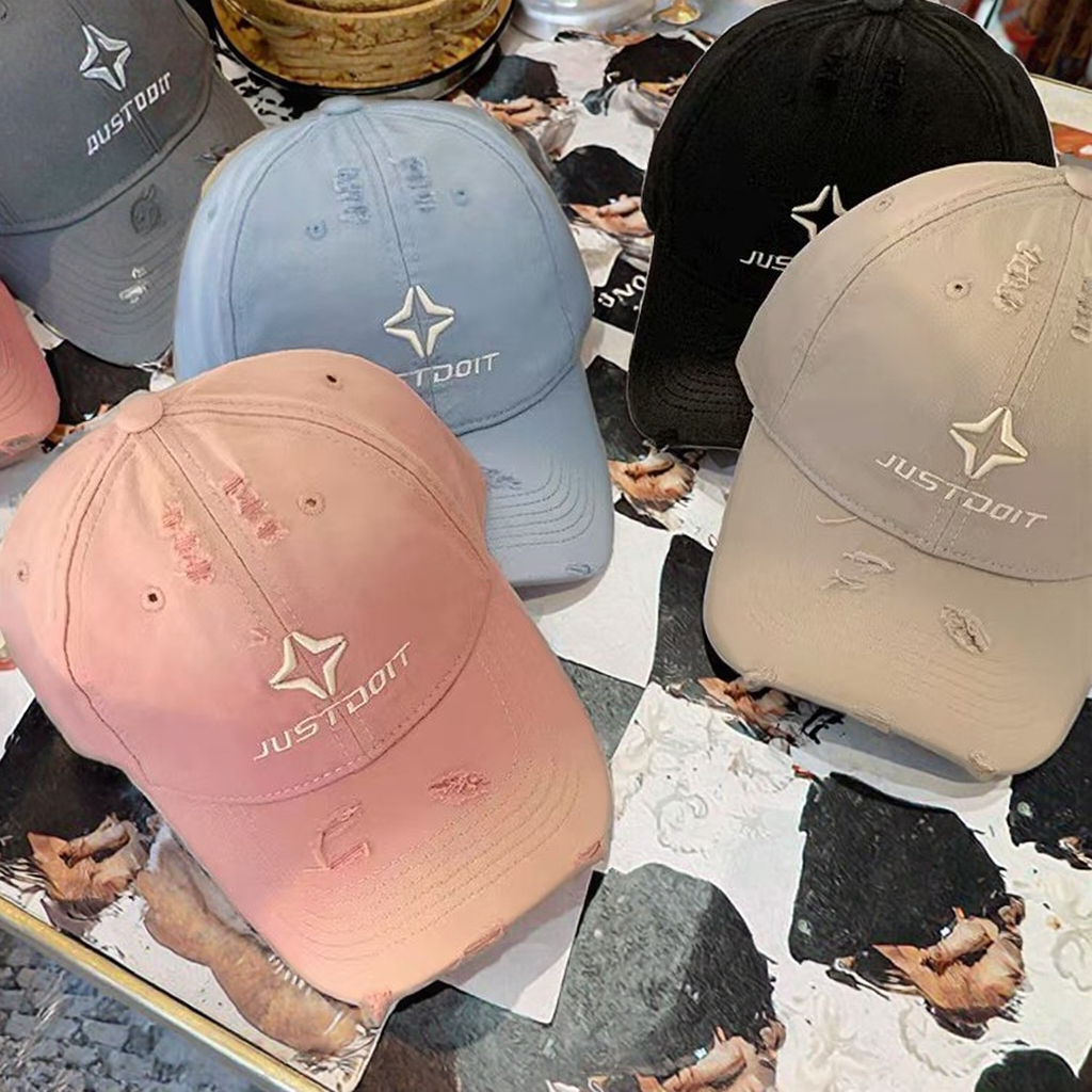 Wholesale Retro Fashion Women's Trendy Baseball Cap High Quality New Style All-Match Casual Sun Visor Sun Hat Old Fruit Leaf