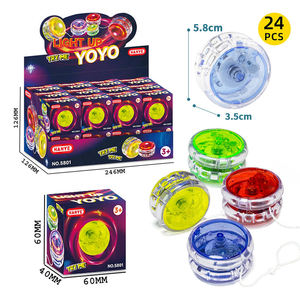 Lot de 24 yoyos de compétition pour adolescents et jeunes, jouets pour l'exercice de la flexibilité des doigts, yoyo lumineux réactif pour enfants débutants - Product Image 6