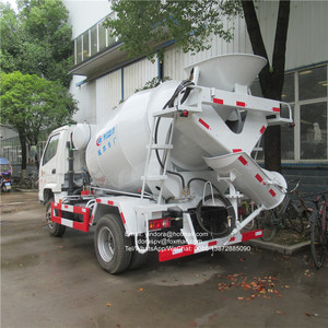 Nouveau petit 2m3 3 mètres cubes 3 tonnes Mini tout nouveau camion malaxeur à béton 4x2 à chargement automatique - Product Image 4