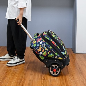 OEM Oxford moda patrón geométrico alta calidad Unisex College School Trolley mochila <span class=keywords><strong>con</strong></span> <span class=keywords><strong>ruedas</strong></span> - Product Image 2
