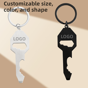 <span class=keywords><strong>Porte</strong></span> Clés Outil Multifonction Acier Inoxydable <span class=keywords><strong>Décapsuleur</strong></span> Tournevis <span class=keywords><strong>Clé</strong></span> Hexagonale Pied de Biche Outil EDC Poche Cadeau Homme - Product Image 2
