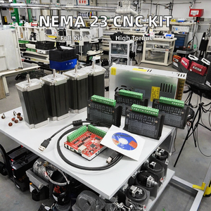 ชุด CNC ไฮบริด 4 แกน พร้อมมอเตอร์สเต็ปเปอร์ Nema 23 DM542/TB6600 แรงบิด 2.8 นิวตันเมตร กระแสไฟ DC 36V 3A พร้อมชุดจ่ายไฟ Mach3-Nema23 รุ่น <span class=keywords><strong>57BYG250H</strong></span> - Product Image 2