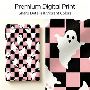 Tessuto Stampato per Halloween con Fantasmi, Tessuto DBP Personalizzato con Stampa Digitale, Tessuti Multiuso per Cucito, Accessori Fai-da-Te, Abiti - Product Image 3