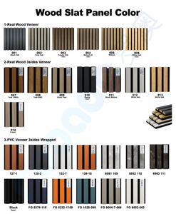 Pannello Acustico Akupanel Fonoassorbente a <span class=keywords><strong>Doghe</strong></span> in Legno Noce Rovere Impermeabile Naturale per Decorazione Murale - Product Image 5