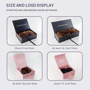 OEM, оптовая продажа, более дешевые упаковочные коробки для париков по индивидуальному заказу, роскошные коробки для волос на заказ - Product Image 5