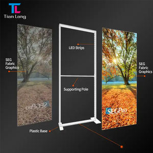 TianLang boîte à lumière debout libre Seg pour l'affichage d'exposition boîte à lumière textile à cadre profilé extrudé en aluminium à double face - Product Image 6