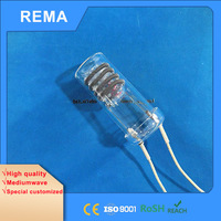 Émetteur IR à filament en quartz transparent résistant aux hautes températures, pièce de rechange pour Heraeus, utilisé pour four à tube