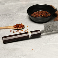 Ensemble de couteaux de chef traditionnels Vg 10, ensemble de couteaux japonais Nakiri, ensemble de couteaux Damas 3 pièces avec manche octogonal