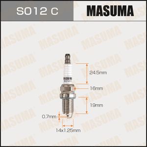 Masuma S012C หัวเทียนคุณภาพระดับพรีเมี่ยม, Y10 GA16DE ฝากคาร์บอนต่ำจุดระเบิดได้อย่างราบรื่น90048-51151-000 - Product Image 3