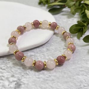 Pulsera de Piedra Natural con Cuentas de Vidrio Coloridas, Vitalidad y Fuerza de Vida, Fabricante Verificado, Opción de Envío Seguro - Product Image 4