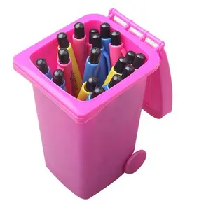 Trash Can Pen Holder Eco-Friendly Pen Holder Mini Trash Can Made In China