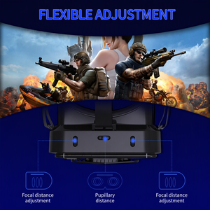 Anti-Blue light VR Headset Portable 3D VR <b>Glasses</b> Adjustable Pupil <b>Distance</b> Universal Virtual Reality Goggles for Movies Games - Product Image 5