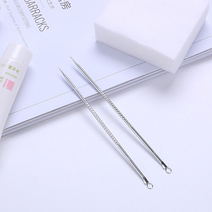 Nahe Double-ended Stainless Steel Acne Needle 82mm Pimple Extractor Blackhead Remover For Face - Product Image 4