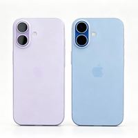 Coque de téléphone mate dépolie ajustée pour iPhone 17 Series, antichoc, anti-jaunissement, sensation métal nu