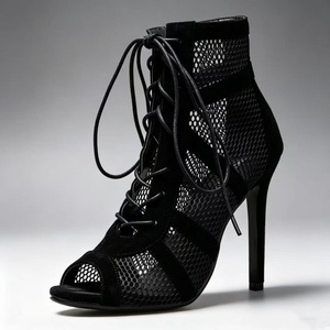 Scarpe da Ballo Latino e Salsa per Donna, Calzature per Esibizioni di Bachata, Tacchi per Danza Jazz 7cm 10cm - Product Image 1
