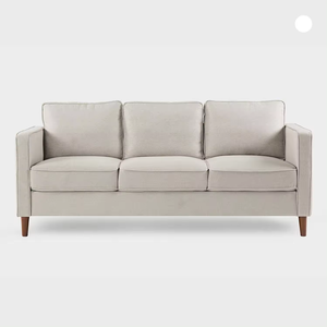 Mobili da soggiorno moderni stili semplici contemporanei reclinabili in tessuto di lino <span class=keywords><strong>bianco</strong></span> antimacchia divano componibile a tre posti - Product Image 2