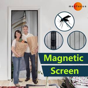 <span class=keywords><strong>Rideau</strong></span> de porte magnétique DIY en maille, taille personnalisée, <span class=keywords><strong>rideau</strong></span> de porte magnétique <span class=keywords><strong>anti</strong></span>-moustiques, moustiquaire pour porte avec aimants - Product Image 4