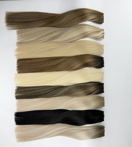 Greathairgroup Cabello Remy Ruso 100g <span class=keywords><strong>Invisible</strong></span> para Extensiones <span class=keywords><strong>de</strong></span> Punta Plana, Puntas Gruesas, Suave y Ligero, Se Puede Cortar, Cómodo - Product Image 3