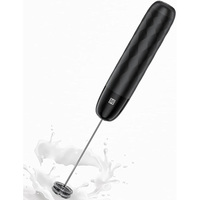 Fouet à matcha électrique noir pas cher Geling, mélangeur à café professionnel, rechargeable par USB, mousseur à lait, agitateur manuel