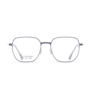 Monture de lunettes carrée en titane 6314, monture intégrale unisexe, verres en résine antidérapants, origine Danyang - Product Image 1