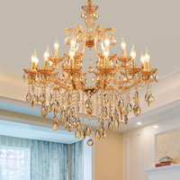 Lustre et lampes suspendues en cristal Maria Theresa, style hôtel, bar, restaurant, éclairage pour salon, salle à manger, décoration