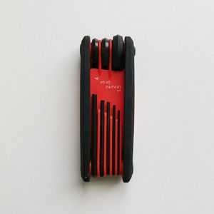 Hex Keys Set 1.5-8mm Metric 8 Pc Folding Portable With Two Color Handle - Product Image 3