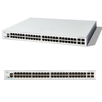 Asli baru untuk Cisco C1200-48T-4G Rack-Mountable Network Switch 48-Port 10/100/1000 4x Gigabit SFP POE fungsi