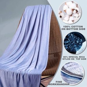 2026 New Design Cooling Summer 80% Nylon+20% PE Ice Silk Cooling <b>Weighted</b> Blanket for Hot Sleepers - Product Image 4