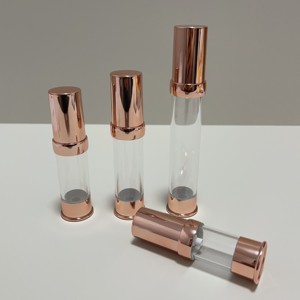गुलाब की सोने की बोतल एयरलेस बोतलें त्वचा देखभाल ट्यूब 5 मिली 10 मिली 15 मिली 15 मिली सोने की कॉस्मेटिक वैक्यूम एयरलेस पंप - Product Image 4