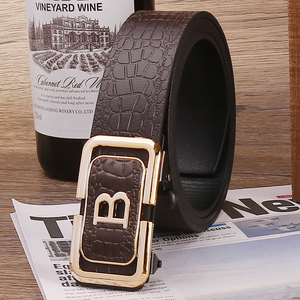 2026 ceinture motifs animaux mâle vente personnalisée hommes affaires boucle automatique fabrication ceinture haute qualité PU cuir ceinture hommes - Product Image 3