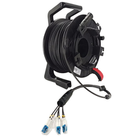 Enrouleur de Câble Tactique Portable pour Cordon de Brassage Fibre Optique 100m/300m/500m/1000m – Bobine Étanche pour Équipement Optique