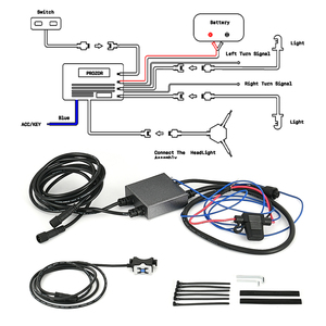Focos LED Auxiliares para Motocicleta Todo Terreno - Luces de Conducción Impermeables de 12V/24V para Motos Off-Road, de Aventura y de Cross - Product Image 3
