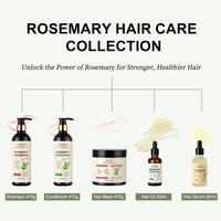 Huile Capillaire Biologique Kératine Collagène Argan de Marque Privée, Traitement Naturel du Cuir Chevelu, Huile de Croissance Capillaire Menthe Poivrée, Arbre à Thé et Romarin