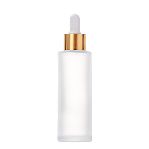 Custom Empty Cosmetic Packaging Eye Drops and Essential Oil Cylinder Transparent Glass Dropper Bottles 100ml Skincare <strong>Essence</strong> - Product Image 4