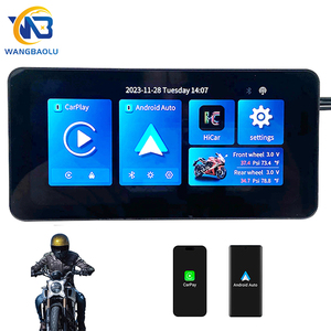 6.3Inch Portable Motorcycle GPS Navigation IPX7 Waterproof 1000nit Motorcycle Waterproof Carplay Display Screen Support OTA <strong>TPMS</strong> - Product Image 6
