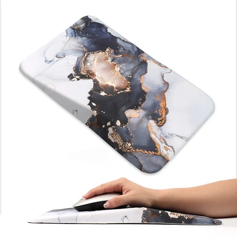 Ergonomic Wrist Rest Mouse Pad Keyboard Rest Hot Selling Custom Print Memory Foam Gel Ergonomic Keyboard mat popular 2023